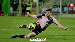 Palermo-ACR Messina 2-0: zampata di Brunori, stoccata di Valente. Rosa show nel derby