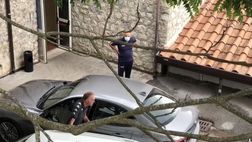 VIDEO Ritiro Palermo: l’arrivo del ds Castagnini a San Gregorio Magno