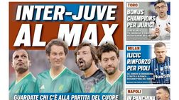Prima Pagina, Tuttosport: “Inter-Juve al Max. Milan, Ilicic rinforzo per Pioli”