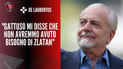 Napoli, De Laurentiis: “Ibrahimovic? Saltò tutto per colpa di Gattuso”