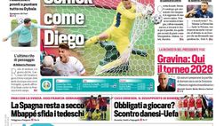 Prima Pagina, Corriere dello Sport: “Ronaldo si smarca. Schick come Diego”
