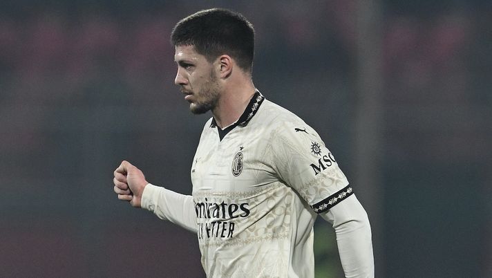 Luka Jovic AC Milan Monza-Milan 4-2 Serie A 2023-2024