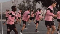 VIDEO Palermo, verso il Modena: la squadra di Corini in campo a Boccadifalco