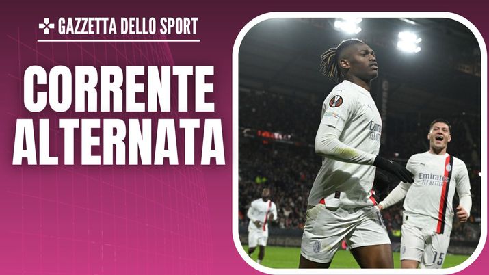 Rafael Leao AC Milan Rennes-Milan 3-2 Europa League 2023-2024