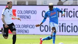 CdS – Osimhen, show contro lo Spezia: la reazione di De Laurentiis