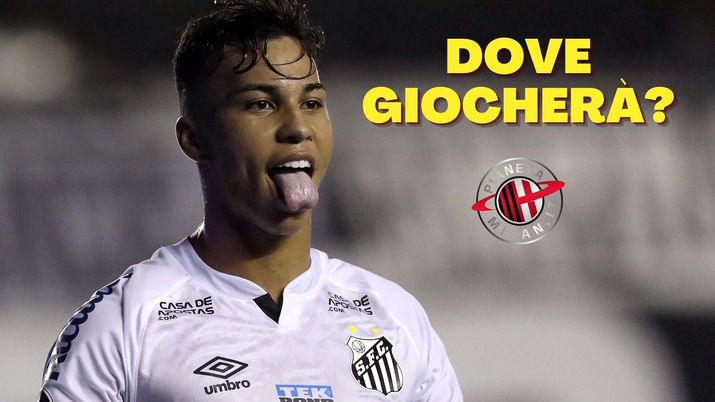 Kaio Jorge (attaccante Santos), obiettivo di calciomercato del Milan | AC Milan News (Getty Images) 