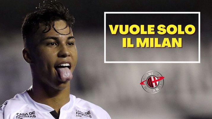 Kaio Jorge (attaccante Santos), obiettivo di calciomercato del Milan | AC Milan News (Getty Images) 