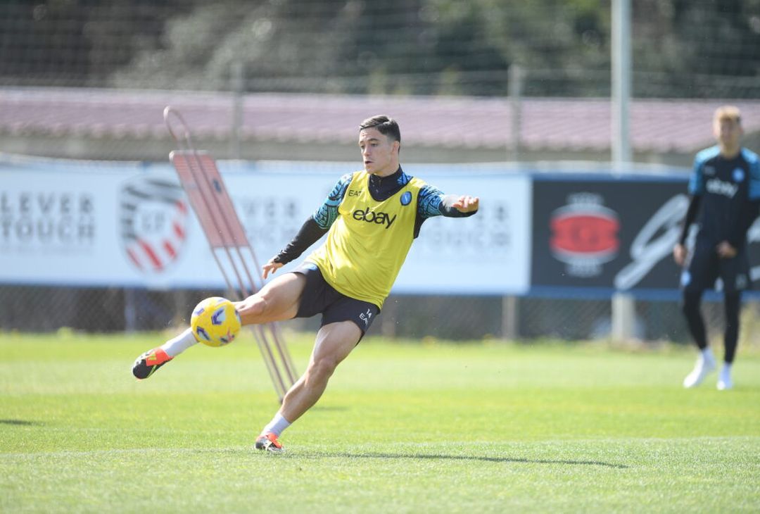 Rifinitura per gli azzurri prima di partire per Milano