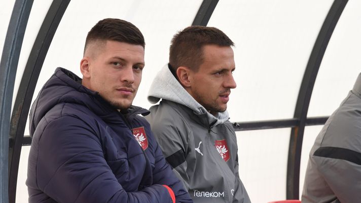 Trening fudbalera Srbije, u SC FSS.
Stara Pazova, 19.09.2022.
foto: Nebojsa Parausic
Fudbal, Srbija FOTO – La Serbia vince, Jovic entra ma non partecipa alla festa - immagine 1