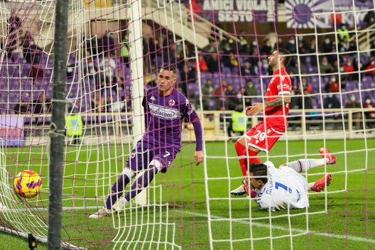 GERMOGLI PH: 30 NOVEMBRE 2021 FIRENZE STADIO ARTEMIO FRANCHI SERIE A FIORENTINA VS SAMPDORIA NELLA FOTO GOL CALLEJON Il vecchio e il bambino: la Fiorentina ritrova Callejon e Sottil- immagine 2