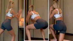 VIDEO Viky Varga, l’allenamento è… da capogiro! I sexy squat di Lady Pellè su Instagram infiamma il web