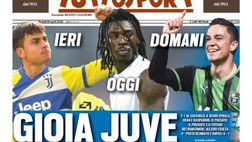 Prima Pagina, Tuttosport: “Milan arabo, aria di closing. Gioia Juve”
