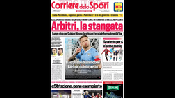 Prima Pagina, Corriere dello Sport: “Arbitri, la stangata. Il sorpasso di Immobile”