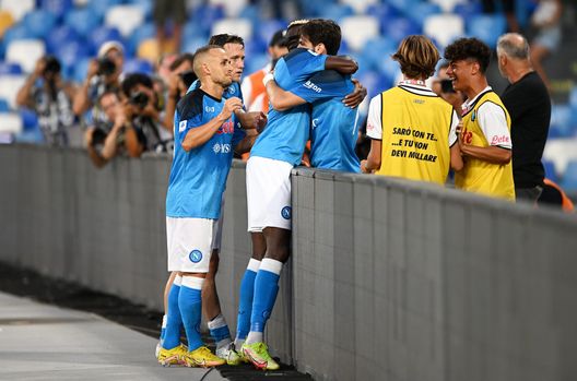 (Photo by Francesco Pecoraro/Getty Images) Napoli-Monza, le pagelle: Kvara, doppietta show! Osimhen ruggisce ancora- immagine 2