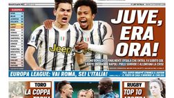 Prima Pagina, Tuttosport: “Juve, era ora! Finalmente Dybala. L’Inter saluta, +11”