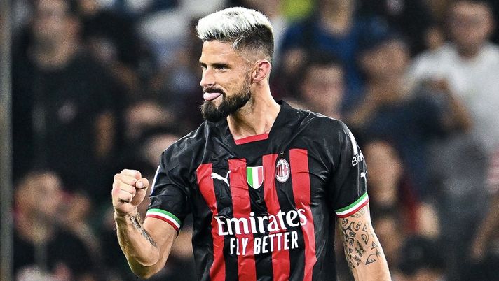 Olivier Giroud AC Milan Sampdoria-Milan 1-2 Serie A 2022-2023