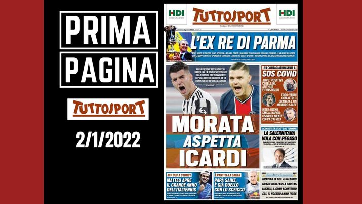 Prima pagina Tuttosport: Morata aspetta Icardi - immagine 1