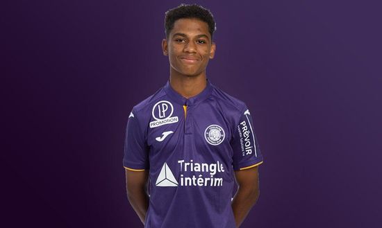  Amine Adli, giocatore del Tolosa e obiettivo di mercato del Milan (credits: official Tolosa) 