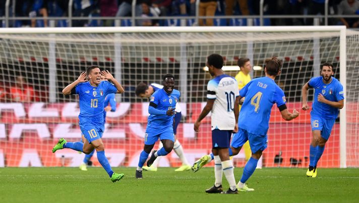Nations League, Italia batte Inghilterra 1-0: decide il gol di Raspadori (getty images)