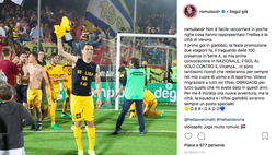 Romulo: “Verona, impossibile raccontare cosa siete stati per me”