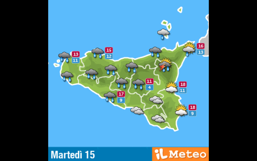 Meteo Palermo, nubi sparse e pioggia: le previsioni di martedì 15 febbraio 2022 Meteo