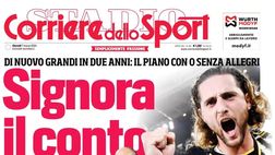 PRIMA PAGINA CORRIERE DELLO SPORT OGGI: “Calzona, tre mesi per tenersi il Napoli”