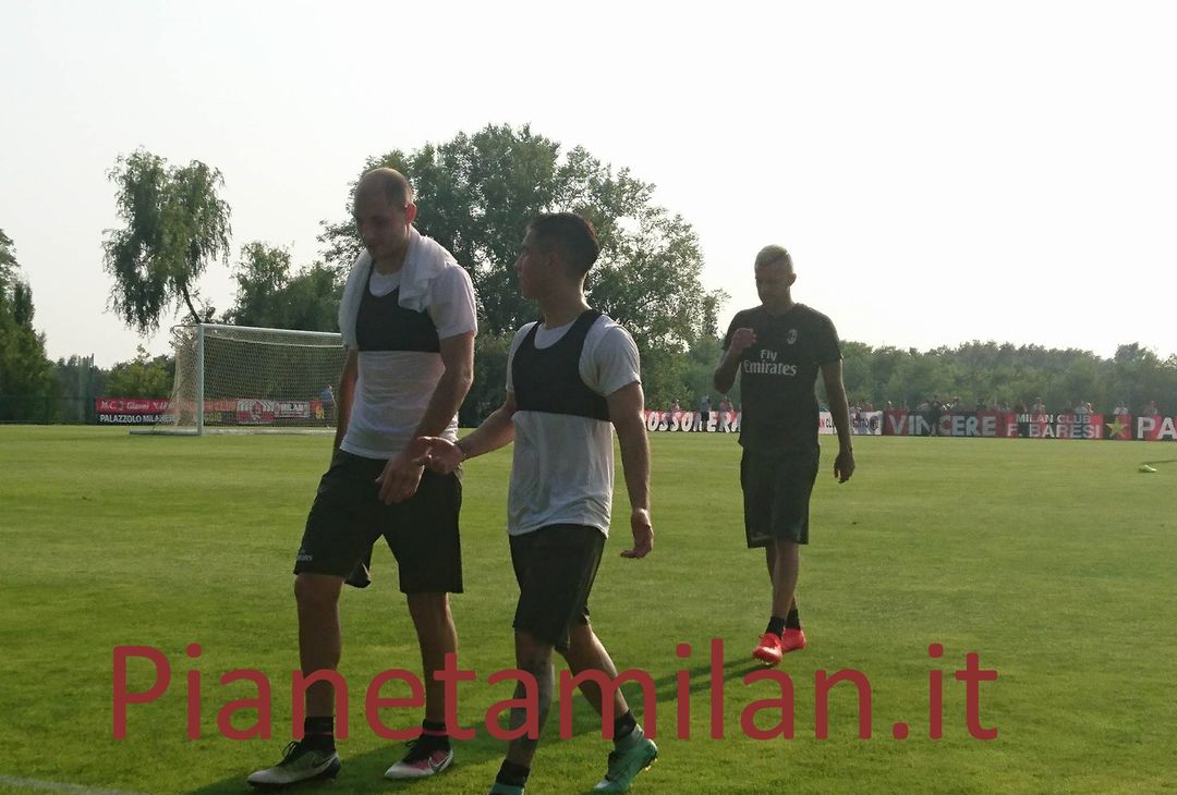 Paletta e Josè Mauri, Milan, foto pianetamilan.it
