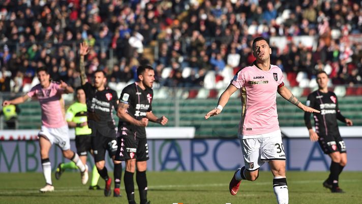 during the Serie B match between Padova and US Citta di Palermo t Stadio Euganeo on December 8, 2018 in Padova, Italy. during the Serie B match between Padova and US Citta di Palermo t Stadio Euganeo on December 8, 2018 in Padova, Italy.