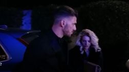 VIDEO FCIN1908 / Christmas Party: Santon arriva accompagnato da sua moglie Chloe