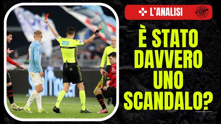 Moviola Lazio-Milan Serie A 2023-2024 arbitro Di Bello