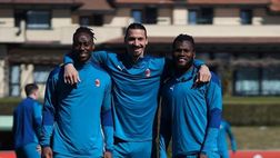 Milan, Ibrahimovic e la foto con Meite e Kessie: “Security”