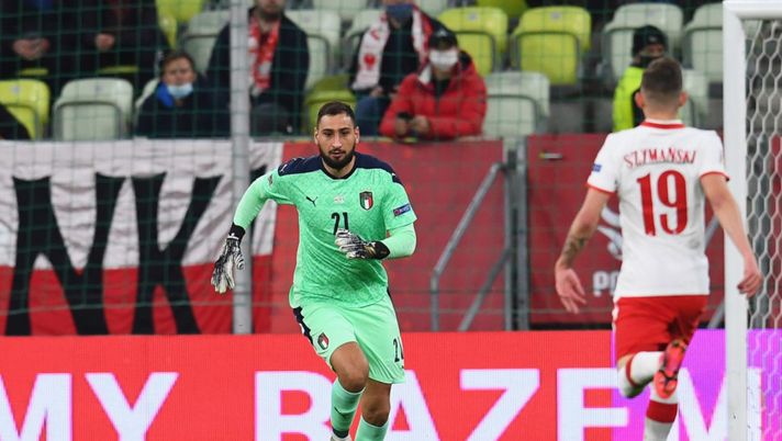Gianluigi Donnarumma in Polonia-Italia di Nations League (credits: Getty Images) 