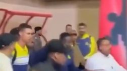 Cristiano Ronaldo allo stadio con una scorta impressionante (VIDEO)