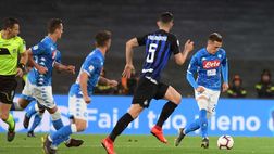 Napoli-Inter, multa di 10mila euro agli azzurri per striscione tifosi contro Belardinelli