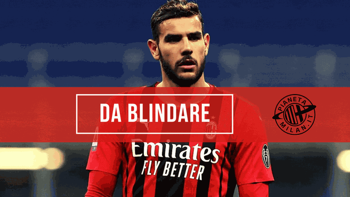 Theo Hernandez, terzino sinistro dell'AC Milan (Getty Images) 