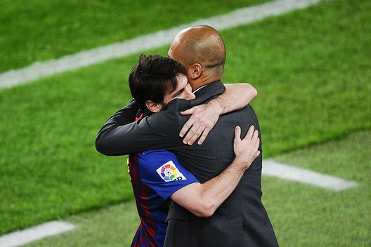 Messi Guardiola (getty images) Messi Guardiola (getty images)