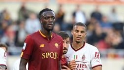 Roma-Milan 1-1 LE PAGELLE: Abraham sorrisi e mazzate. Celik Turkish Airlines