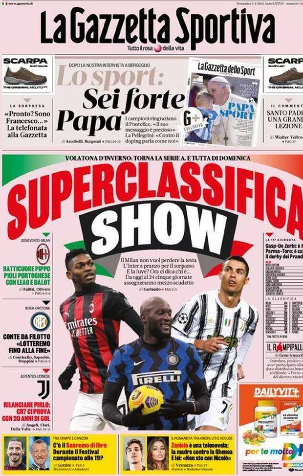 Prima Pagina, Gazzetta dello Sport: &#8220;Torna la Serie A, show! Telenovela Zaniolo: la madre contro Ghenea&#8221;