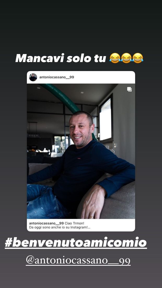 FOTO Insigne accoglie Cassano su Instagram: “Mancavi solo tu, benvenuto amico mio”- immagine 2