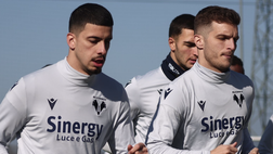 Verona verso l’Inter, l’allenamento