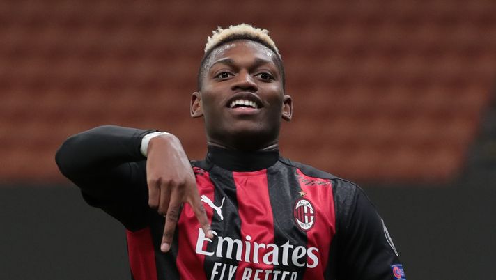 L'esultanza di Rafael Leao, attaccante del Milan (credits: Getty Images) 