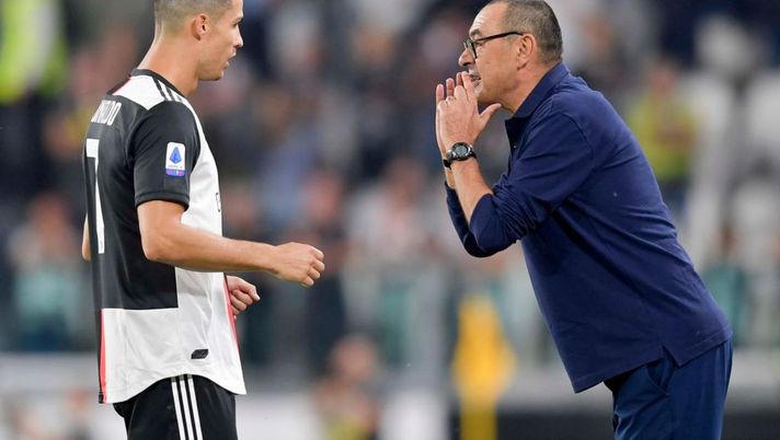 Cristiano Ronaldo e Maurizio Sarri (credits Getty Images) Cristiano Ronaldo e Maurizio Sarri (credits Getty Images)