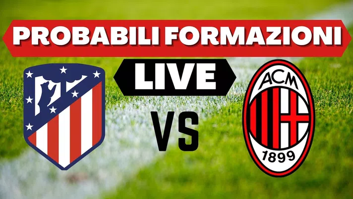 Probabili formazioni Atlético Madrid-Milan Champions League 2021-2022