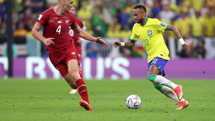 Neymar, caviglia gonfia come un pallone: Milenkovic nel mirino dei brasiliani - immagine 1