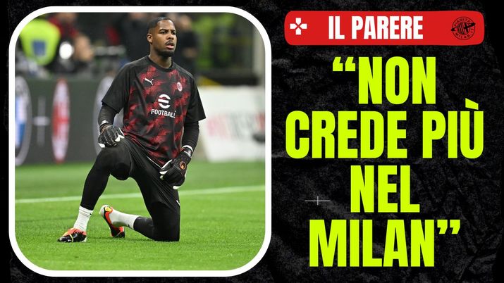 Mike Maignan AC Milan Milan-Atalanta 1-1 Serie A 2023-2024