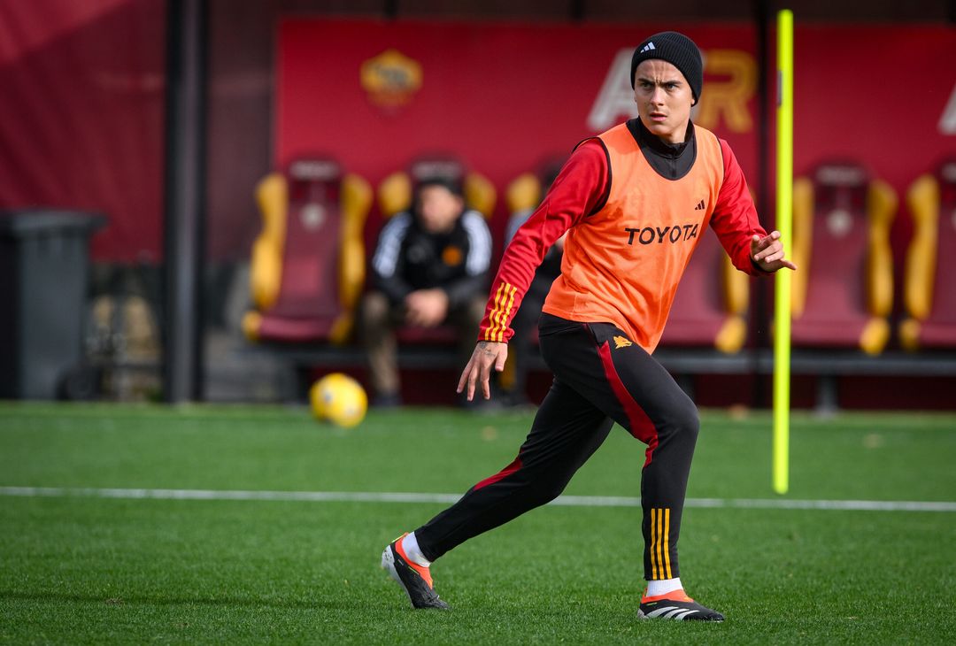 Roma, la rifinitura alla vigilia dell’Atalanta – FOTOGALLERY - immagine 23