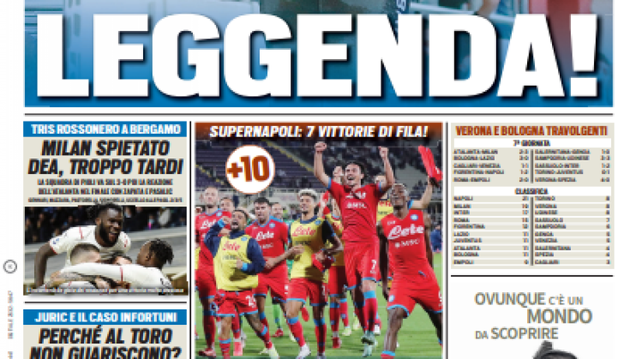 Prima Pagina, Tuttosport: “Leggenda! Juve, li prendi? Perché al Toro non guariscono?” - immagine 1