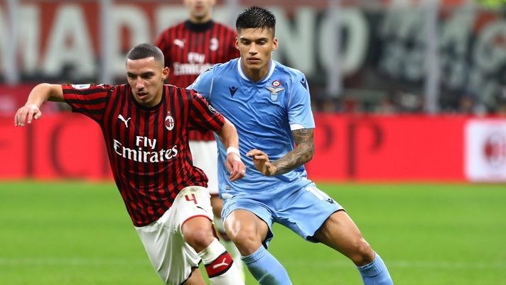 3 novembre 2019, Milan-Lazio 1-2: Ismael Bennacer e Joaquín Correa (credits: GETTY Images) 