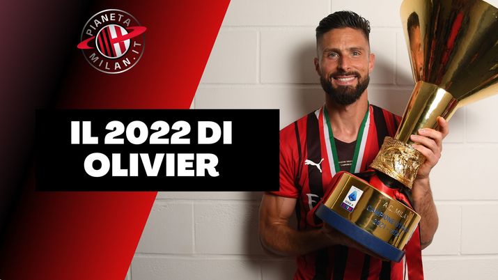 Olivier Giroud, attaccante del Milan (getty images)