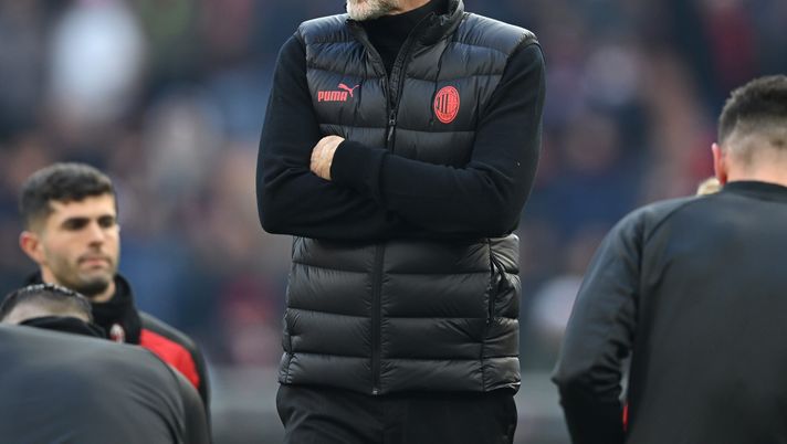 Stefano Pioli AC Milan Milan-Monza 3-0 Serie A 2023-2024